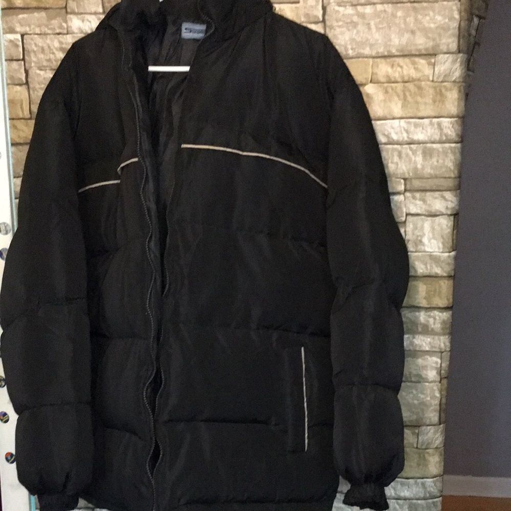 Men's Black Puffer Jacket
